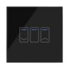 01481 Wi-Fi Smart 1 Gang Touch Dimmable Switch Black Glass