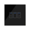 Crystal+ 01491 Wi-Fi Smart 1 Gang Touch Shutter Switch Black Glass