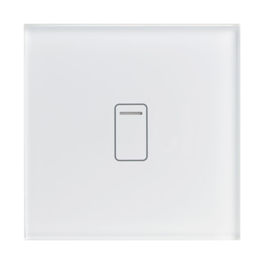 01450 Wi-Fi Smart 1 Gang Touch Switch White Glass