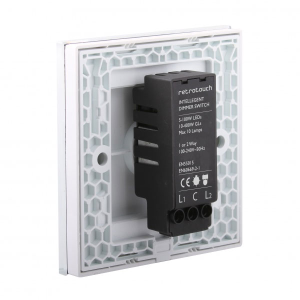 Retrotouch 07247 LED Intelligent Dimmer Module 5-150W 2 Way Push On/Off