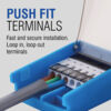 Push Fit Terminals to help speed up installation