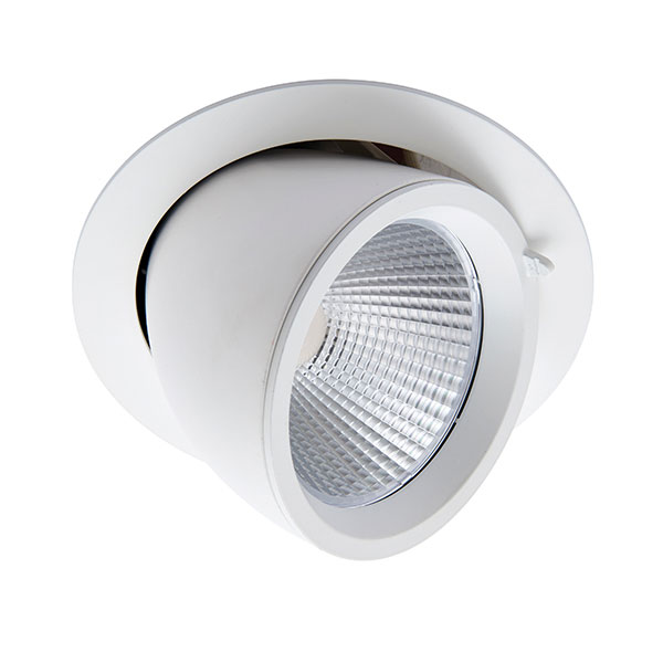 Saxby Axial 78540 30W Round Wallwasher COB LED Downlight