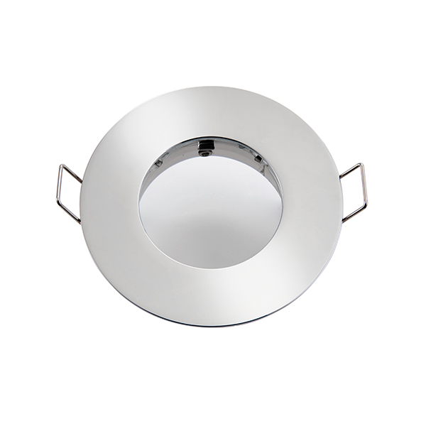 Saxby Speculo 79979 Round Fixed IP65 Firerated Downlight Brushed Chrome