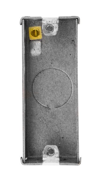Scolmore WA671 1 Gang Architrave Metal Box 25mm Deep