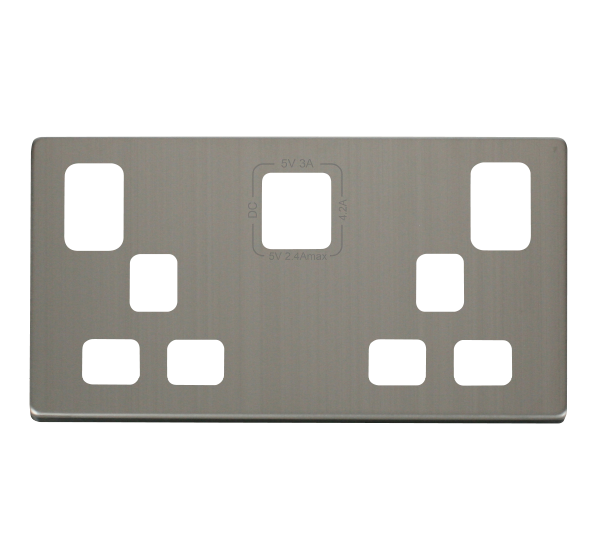 Definity SCP486SS Stainless Steel Cover Plate