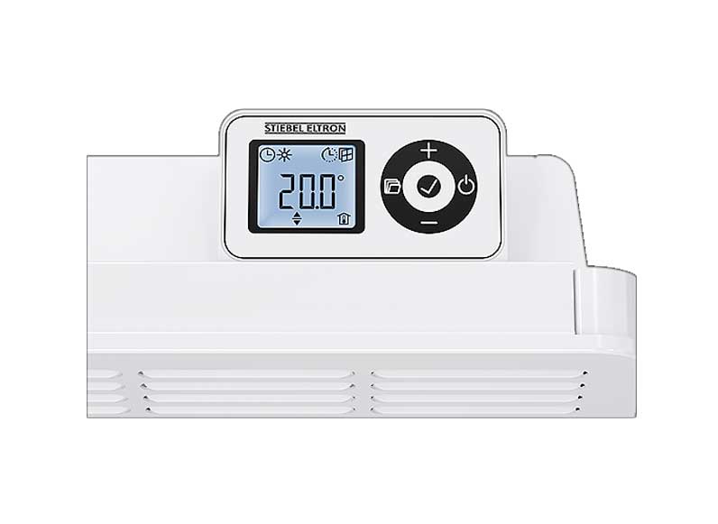 overheating Protection and Open Window Detection Stiebel Eltron 236564 Convector CNS 250 Trend UK Wall Mounted Electric Panel Heater Steel 7-Day Timer Frost LED 2500 W for About 25 sqm 