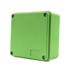 Unicrimp QEP2G Green Earthing Box 100x100x50mm