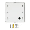 VTAC 4W LED Square Wall Light 4 Way Output White IP65 Rear
