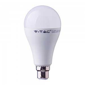 VTAC Pro 15W Samsung LED BC/B22 Frosted GLS Lamp Warm White