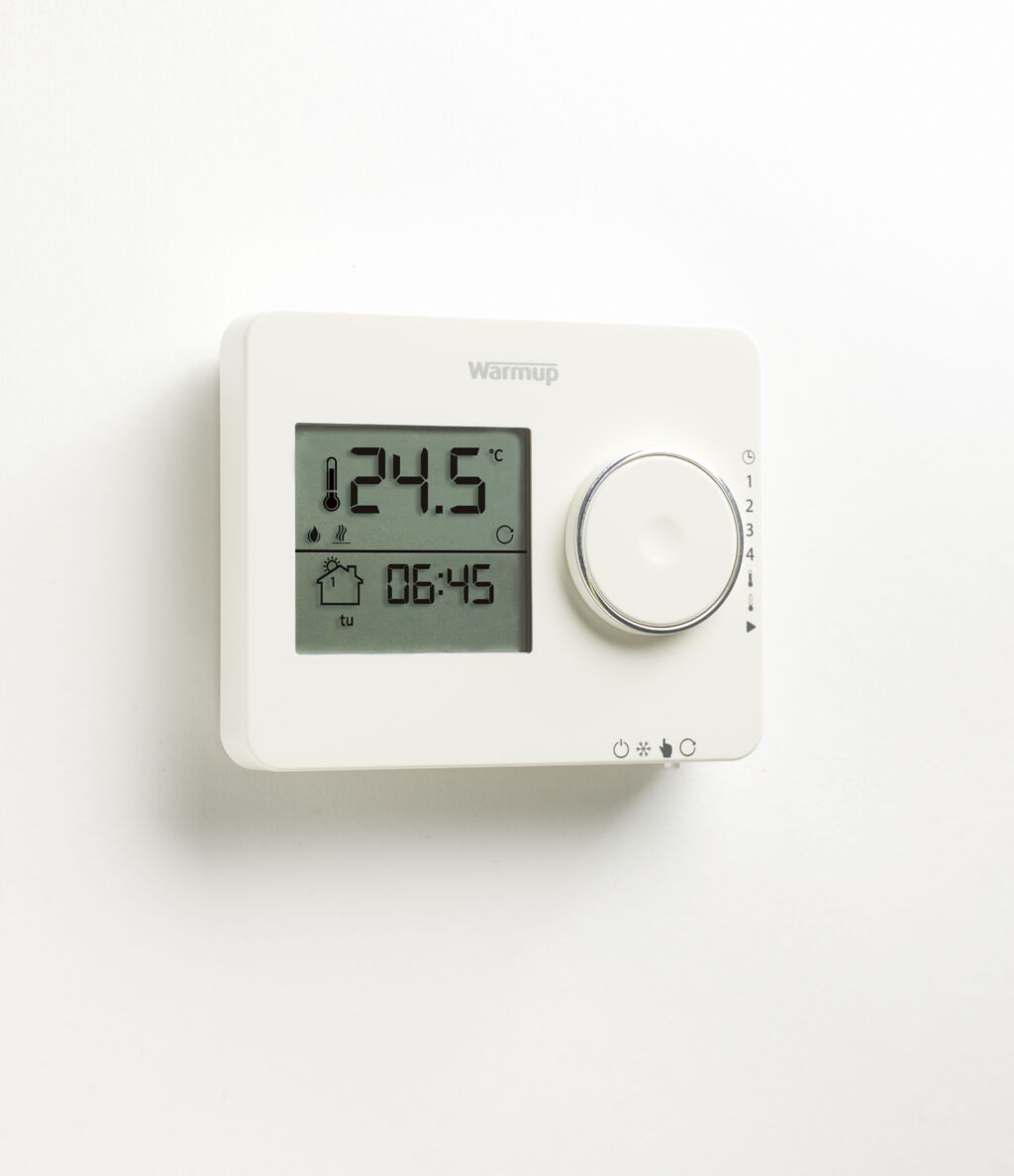 Warmup Tempo Programmable Thermostat Porcelain White