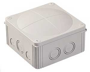 Wiska COMBI 1010/5 Junction Box with Terminal Grey 140x140x82mm