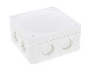 Wiska COMBI 308/5 Junction Box with Terminal White 85x85x51mm