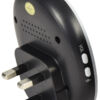 Mercury Wireless Plug-in Doorbell with LED Alert Black Plu