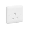 MK Base MB780WHI 1 Gang Unswitched Socket 13A