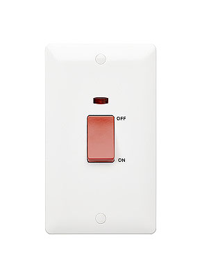 MB5215NWHI 45A DP Vertical Switch Neon 