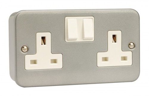 CL036 2 Gang 13A DP Switched Socket Outlet