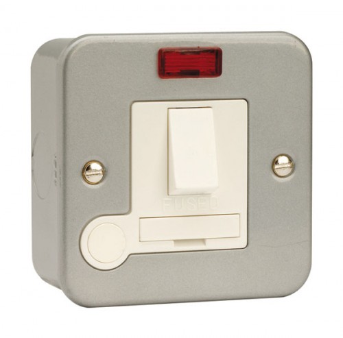 CL052 13A Fused Connection Unit DP Switched With Neon And Optional Flex Outlet