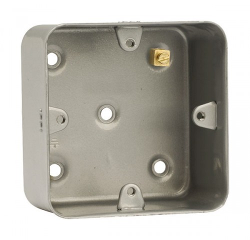 CL085 1 Gang Mounting Box (As CL083 But Without Knockouts)