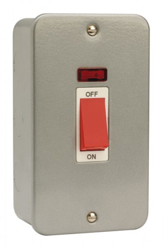 CL203 45A DP Switch And Neon - Double Plate