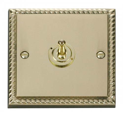 Scolmore Click Deco GCBR421 1 Gang 2 Way 10AX Toggle Switch