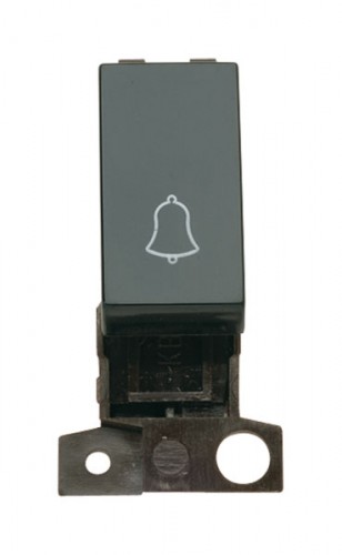 MD005BK 1 Way 10A Retractive Switch Module 'Bell' Black