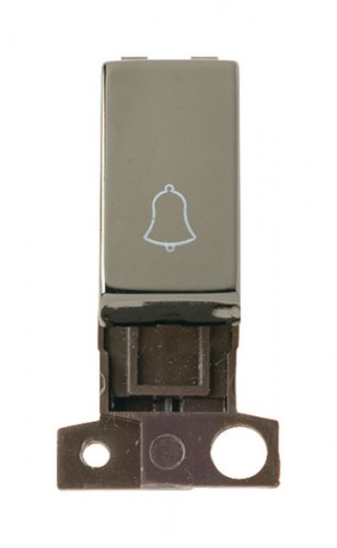 MD005BN 1 Way Retractive Ingot 10A Switch 'Bell' Black Nickel