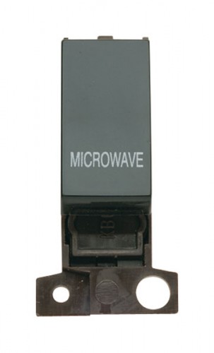 MD018BKMW 13A Resistive 10AX DP Switch Black Microwave