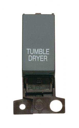 MD018BKTD 13A Resistive 10AX DP Switch Black Tumble Dryer