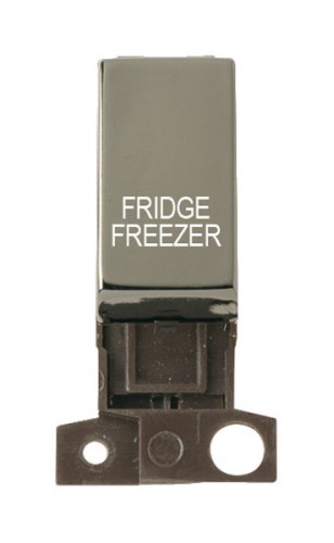 MD018BNFF 13A Resistive 10AX DP Switch Black Nickel Fridge Freezer