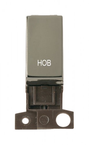 MD018BNHB 13A Resistive 10AX DP Switch Black Nickel Hob