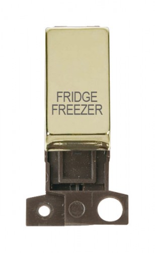 MD018BRFF 13A Resistive 10AX DP Switch Brass Fridge Freezer