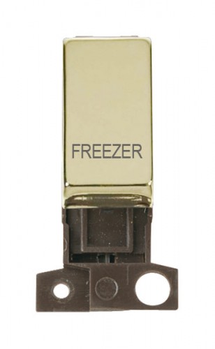 MD018BRFZ 13A Resistive 10AX DP Switch Brass Freezer