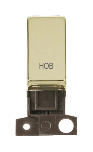 MD018BRHB 13A Resistive 10AX DP Switch Brass Hob