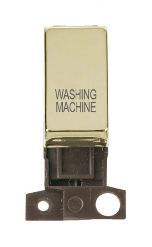 MD018BRWM 13A Resistive 10AX DP Switch Brass Washing Machine