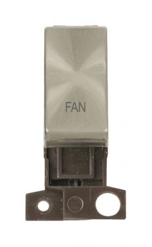 MD018BSFN 13A Resistive 10AX DP Switch Brushed Stainless Steel Fan