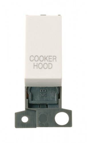 MD018PWCH 13A Resistive 10AX DP Switch Polar White Cooker Hood