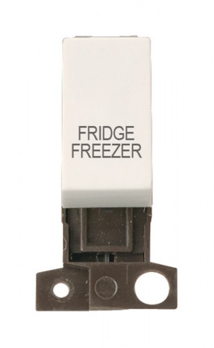 MD018PWFF 13A Resistive 10AX DP Switch Polar White Fridge Freezer