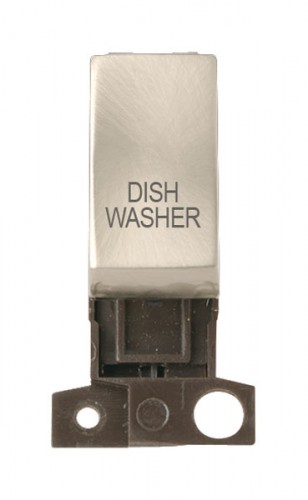 MD018SCDW 13A Resistive 10AX DP Switch Satin Chrome Dishwasher