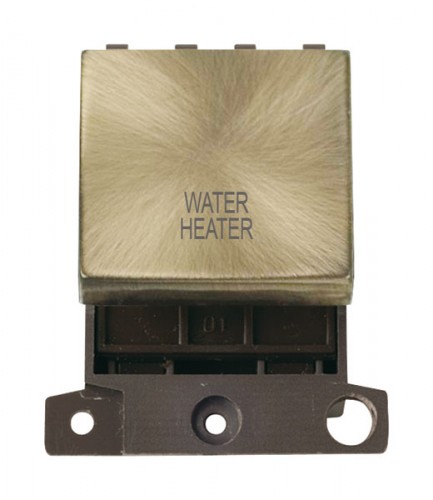 MD022ABWH 20A DP Ingot Switch Antique Brass Water Heater