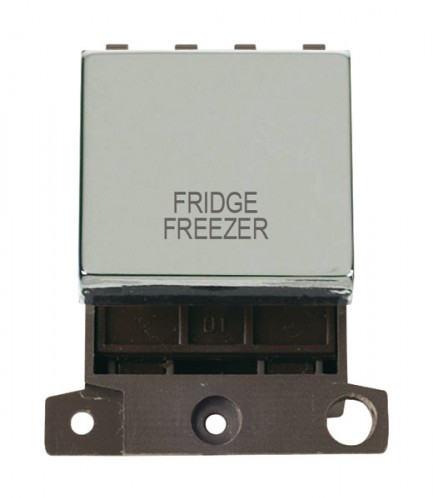MD022CHFF 20A DP Ingot Switch Chrome Fridge Freezer