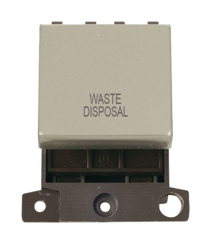 MD022PNWD 20A DP Ingot Switch Pearl Nickel Waste Disposal