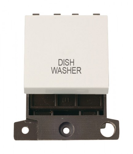MD022PWDW 20A DP Switch Polar White Dishwasher