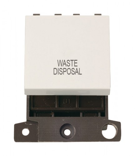 MD022PWWD 20A DP Switch Polar White Waste Disposal