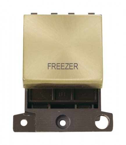 MD022SBFZ 20A DP Ingot Switch Satin Brass Freezer
