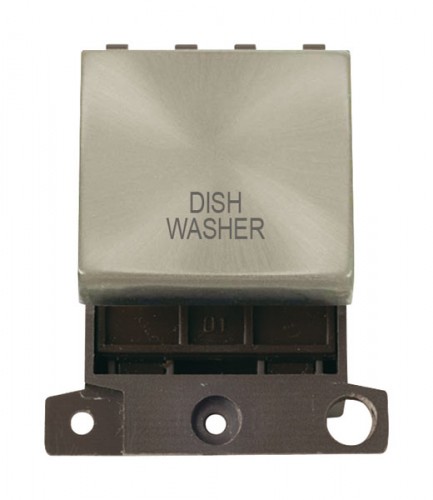 MD022SCDW 20A DP Ingot Switch Satin Chrome Dishwasher
