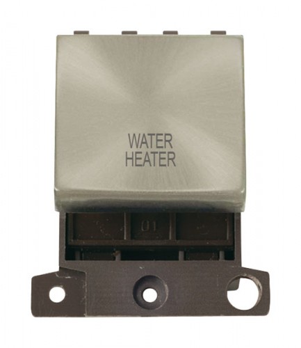 MD022SCWH 20A DP Ingot Switch Satin Chrome Water Heater