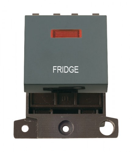 MD023BKFD 20A DP Switch With Neon Black Fridge
