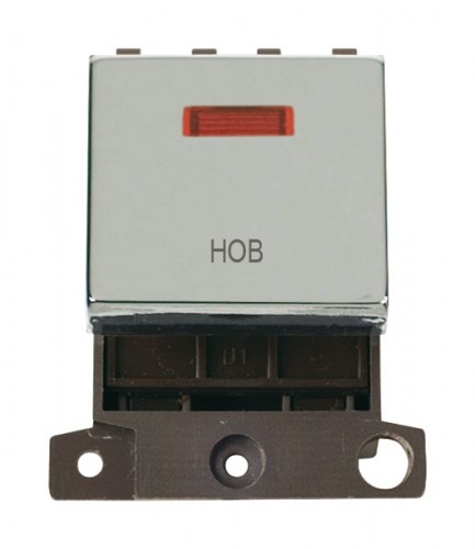 MD023CHHB 20A DP Ingot Switch With Neon Chrome Hob