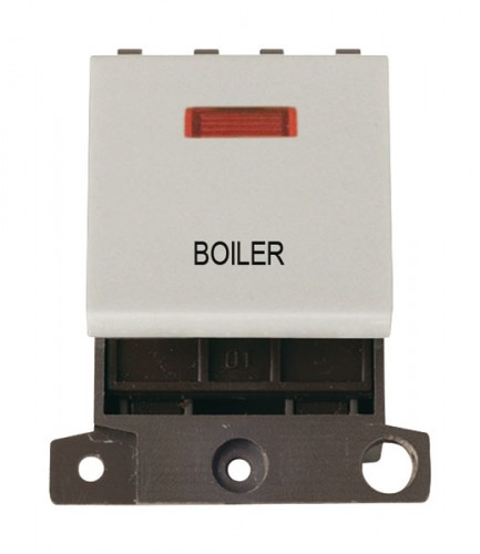 MD023WHBL 20A DP Switch With Neon White Boiler