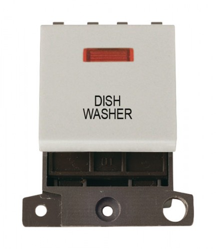 MD023WHDW 20A DP Switch With Neon White Dishwasher